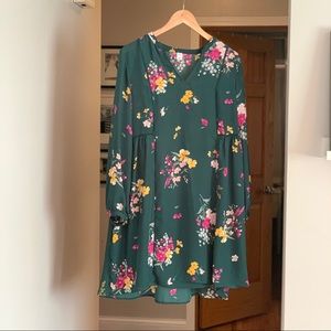 Old Navy Long Sleeve Floral Dress